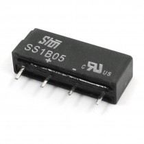 PCB Mount DC 5V 4 Pin Dry Reed Relay SS1B05 for Fax Machine