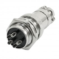 Pannel Mount P16-5 Core 5 Terminal Aviation Circular Cable Connector