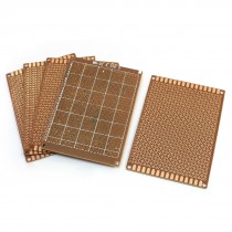5 x Prototyping Brown Single Side Universal PCB Breadboard Stripboard 9cmx7cm