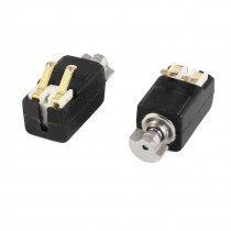 5.0mmx5.2mmx8.2mm Black DC3V 2000RPM Miniature Electric Vibration Motor 2 Pcs