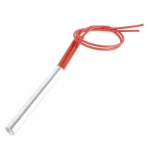 AC 110V 300W 10mm x 80mm Cartridge Heater Silver Tone Red for Mold Heating