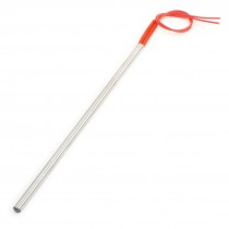8mm x 250mm Red Dual Wire Stainless Steel Cartridge Heater AC380V 300W