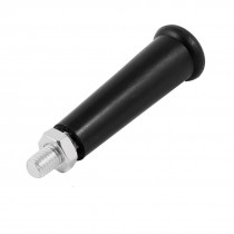 6.7mm Hex Socket Head to 10mm Male Thread Revolving Handle Grip Black