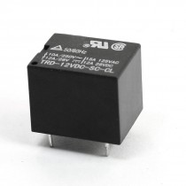 PCB Mounted DC 12V Coil Volt 5P NO NC General Purpose Power Relay