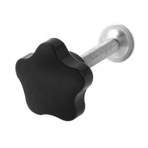 10mm Dia 50mm Length Male Thread Star Head Clamping Knob