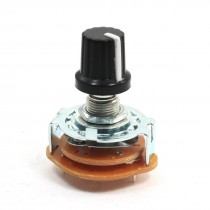 6mm Shaft 2 Pole 2 Position 2P2T Band Channel Selector Rotary Switch