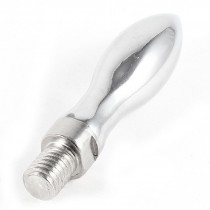 Handwheel 12mm Male Thread Dia Chrome Plated Metal Revolving Handle