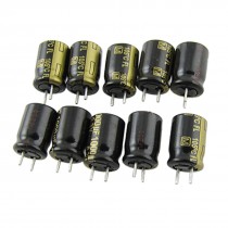 1000uF 6.3V 12.6x10mm Aluminum Electrolytic Capacitors 10 Pcs