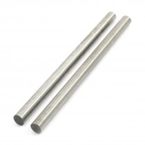 RC Car Toy 100mm x 6mm Stainless Steel Round Rod 2PCS