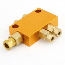 Pneumatic Throttling Adjustable Double Position Oil Distributor Valve Manifold