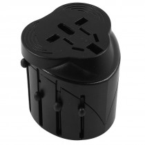 Black Universal Travel Plug Power Outlet Socket Adapter Converter US UK EU AU