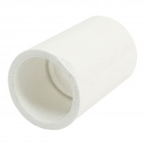 25mm Inner Diameter White PVC-U Water Pipe Straight Adapter Connector