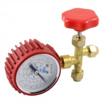1/4" NPT Male Threaded 3 Way Valve Single Manifold Gauge 2.5Mpa Replacement
