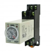 Knob Control AC110V 8P DPDT 5s Seconds Timer Time Delay Relay w Socket