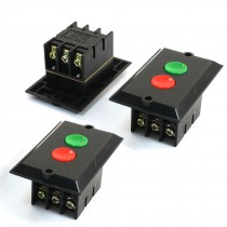 3pcs 380V 5A 2-Positions Start-up Motor Locking Electromagnetic Switch KAO-5B