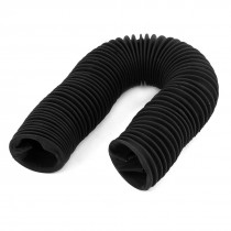 4.7cm x 60cm Round Flexible Tube Machine Tool Ball Screw Cover Black