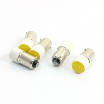 5pcs 24V 5A BA9S Type Yellow LED Light Signal Mini Indicator Pilot Lamp