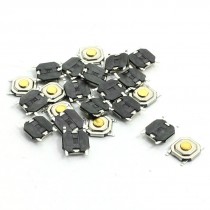 22pcs Momentary Tact Tactile Push Button Switch 4 Pin SMD Mount 4x4x1.5mm
