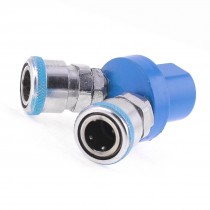 12mm Female Threaded 2 Splitter Adapter Connector for Air Compressor