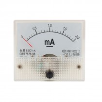 85C1-A 0-2mA Analog DC Current Panel Meter Ammeter New