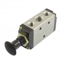 G1/4" Air Inlet Five Way Two Position Manual Mechanical Valve 4R210-08