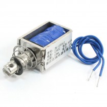 Spring Loaded Linear Motion Solenoid Electromagnet 10mm 25N DC 12V 400mA