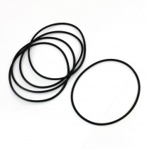 5PCS 105mm x 3.1mm Flexible Poly Urethane O Ring Sealed Washer Black