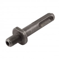 Metal 23/64" Male Threaded Drill Drilling Chuck Adapter Dark Gray