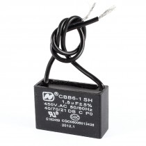 AC 450V 1.5uF Polypropylene Film 2 Wired Motor Run Capacitor CBB61