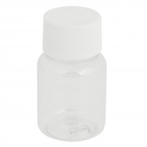 Leakproof 50ml Capacity Chemical Storage Clear Plastic Lab Bottle