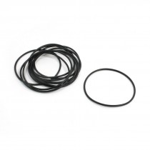 Replacement Black Rubber O Rings Oil Seal Washers 43x40x1.5mm 10 Pcs