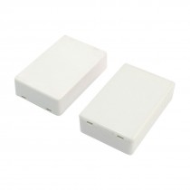 2pcs Surface Mounted Plastic Electric DIY Junction Box Case 70x45x20mm