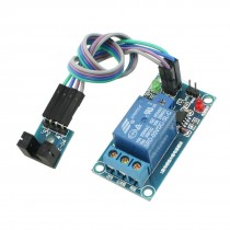 PCB Board 1 Channel PLC Relay Module + Slotted Optical Switch Sensor for Arduino
