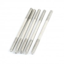 5Pcs Two Way Steel Main Blade Linkage Rod M2.2 x 40mm Silver Tone