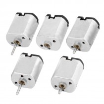 5 Pcs DC6V 12800RPM Rotary Speed 2 Pin Terminal Mini Motor for DIY Toy