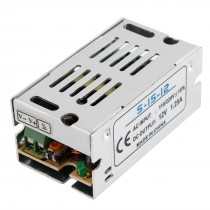 AC 110/220V to DC 12V 1.25A 15W Switching Power Supply for LED Strip Light