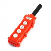 Rainproof Hoist Pushbutton Switch Up Down 4 Ways Pendant Control Station
