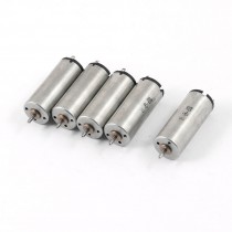 5 Pcs DC 3V 16500RPM Rotary Speed Cylindrical Mini Motor for DIY RC Model Toy