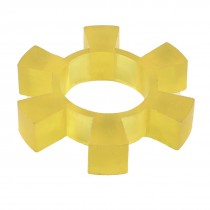 100mm x 20mm PU Coupling Shaft Center Spider Coupler Damper Yellow