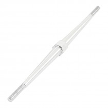 Silver Tone 3mm Dia Thread Adjustable Aluminium Push Brace 10cm Long