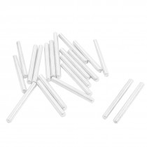 Stainless Steel Round Linkage Rod Shaft 20mmx2mm 20 Pcs for RC Toy Car