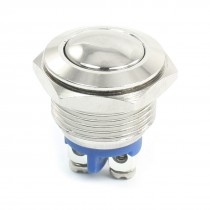 16mm Mounted Thread Momentary SPST Round Push Button Switch AC250V 3A