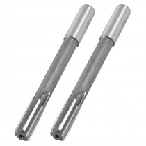 2 Pcs 125mm Length 12mm Cut Dia Six Flutes HSS Chucking Reamer Machine Cutter