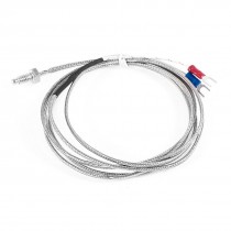2M Length Cable 0-600C K Type Spring Sleeve Thermocouple Temp Probe