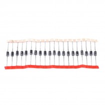 Black Axial Lead Polarized Rectifier Diodes 400V 3A 20pcs