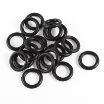 20 Pcs 20mm x 13mm x 3.5mm Mechanical Rubber O Ring Oil Seal Gaskets Washers