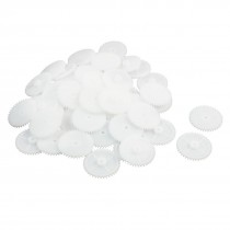 50Pcs 0.5 Modulus 40 Teeth Single Reduction Plasttic Motor Gear for RC Toy Car