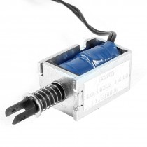 DC12V 0.2A 2.4W Open Frame Push Pull Solenoid Electromagnet 1mm 150g 4mm 20g