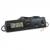 Black Plastic Shell Prism Shape Digital Display Thermometer Probe Tester