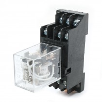 35mm DIN Rail Mount 11 Pin 3PDT 3NO 3NC Coil Power Relay AC24V HH53P